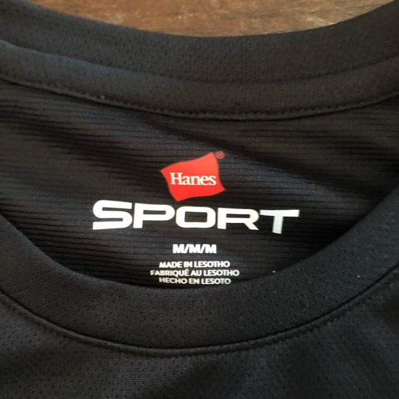 Hanes Athletic Tank Top Black - Picture 2 of 2